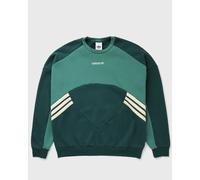 Adidas CUTLINE CREWNECK SWEATSHIRT men Sweatshirts black|green taille: L