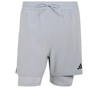 adidas - D4T 2in1 Shorts - Short - M - halo silver