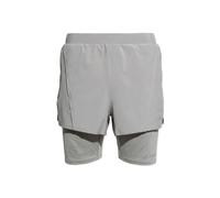 Adidas - D4T Training 2in1 Shorts - Homme - Sport - Gris - Taille: M