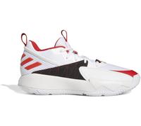 Adidas Dame Basketball Trainers Whte/Red 10.5 (45.3) Male