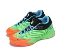 adidas Dame X 10 Damian Lillard Lime Burst Coral Blue Men Basketball Shoe KI5949