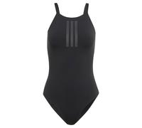 adidas Damen 3-Stripes High Neck 2-Way Straps PEACHSOFT Swimsuit, Black, 48