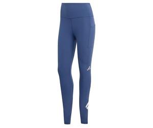 adidas Damen ADI365 Climacool 3 Stripes Running Full Length Leggings, tech indigo, L
