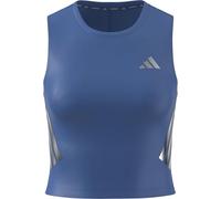 Adidas Adi365 Iconic Running Crop Sports Top Bleu S Femme