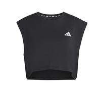 adidas Damen adi365 Running Essentials Crop T-Shirt, Black, XL