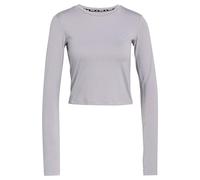 adidas Damen adi365 Running Essentials Long Sleeve, Medium Grey Heather, XXS