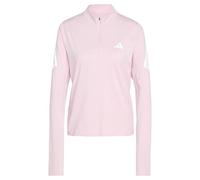 adidas Damen ADI365 Running Iconic Half Zip, Clear Pink, M