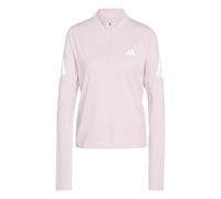 adidas Damen ADI365 Running Iconic Half Zip, Clear Pink, XXS