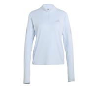 adidas Damen ADI365 Running Iconic Half Zip, Crystal Sky, L