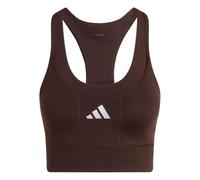 adidas Damen adi365 Running Pocket Medium Support Bra, Aurora Coffee, XS