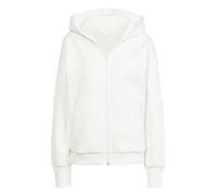 adidas Damen All SZN Fleece Full-Zip Hoodie, Off White, XS
