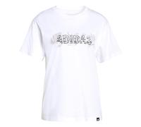 adidas Damen Animal Graphic T-Shirt, White, XL