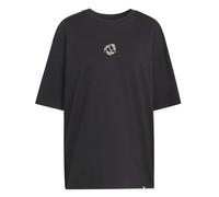 adidas Damen Animal Oversize Graphic T-Shirt, Black, M