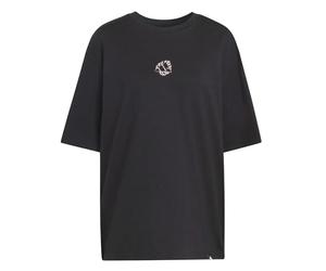 adidas Damen Animal Oversize Graphic T-Shirt, Black, XS