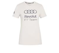 adidas Damen Audi Formula One Team DNA Graphic Tee, Chalk Pearl, XXS