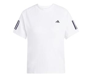 adidas Damen Club 3 Stripe Tennis Climacool T-Shirt, White, XS
