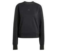 adidas Damen D4T Workout Warm Up Crew Neck, Black, M