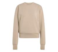 adidas Damen D4T Workout Warm Up Crew Neck, Chalky Brown, L