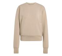 Adidas Designed For Training Warm-up Crewneck Sweatshirt Beige M Femme