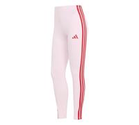 adidas Damen ESSENTIALS 3-STRIPES COTTON LEGGINGS, clear pink/pure ruby, S