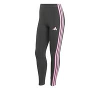 adidas Damen ESSENTIALS 3-STRIPES COTTON LEGGINGS, grey six/st tropic bloom, S