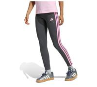 adidas Damen ESSENTIALS 3-STRIPES COTTON LEGGINGS, grey six/st tropic bloom, XXS