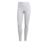 adidas Damen ESSENTIALS 3-STRIPES COTTON LEGGINGS, Light Grey Heather/White, M