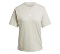 adidas Damen Essentials 3-Stripes Cotton T-Shirt, Wonder Alumina/White, L