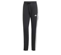 adidas Damen Essentials 3-Stripes French Terry Cuffed Pants, Black/White, M