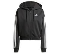 Adidas Essentials 3 Stripes French Terry Full Zip Sweatshirt Noir M Femme