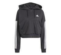 Adidas Sweat à capuche Essentials 3 Stripes en French Terry Noir M Femme