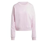 Adidas Sweatshirt Essentials 3-Stripes French Terry Femme Rose clair/Blanc M