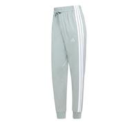adidas Damen Essentials 3-Stripes Jogger Pants, Wonder Sage/White, XXL