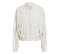 adidas Damen ESSENTIALS 3-STRIPES LIFESTYLE WOVEN BOMBER JACKET, wonder alumina/white, XXL