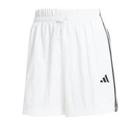 adidas Damen Essentials 3-Stripes Lifestyle Woven Shorts, White/Black, XXL