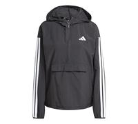 adidas Damen ESSENTIALS 3-STRIPES LIFESTYLE WOVEN WINDBREAKER, black/white, L