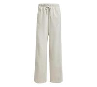 adidas Damen Essentials 3-Stripes Open Hem Fleece Pants, Wonder Alumina/White, S