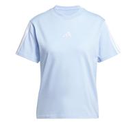 Adidas Essentials 3 Stripes Cotton Short Sleeve T-shirt Bleu XS Femme