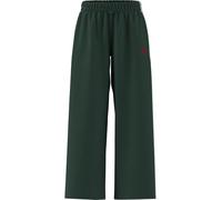 adidas Damen Essentials 3-Stripes Woven Parachute Pants, Team Dark Green/White, S