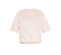 adidas Damen Essentials BIG Logo Boyfriend T-Shirt, Blush Pink/Pink Tint, M