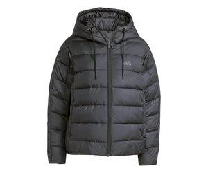 adidas Damen Essentials CLIMAWARM 3 Stripes Synthetic Down Hooded Jackets, black, XL