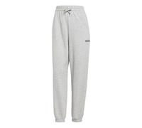 Adidas Damen Essentials Linear French Terry Cuffed Pants, Medium Grey Heather/Black, M