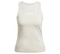 adidas Damen Essentials Linear Slim Cotton Tank, Wonder Alumina/White, S