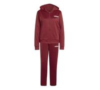 adidas Damen ESSENTIALS LINEAR TRACKSUIT, active maroon, M