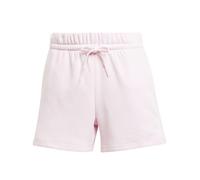 adidas Damen Essentials Small Logo Feel Cozy Shorts, Clear Pink/White, XS