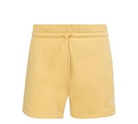 adidas Damen Essentials Small Logo Feel Cozy Shorts, Semi Ice Tangerine/White, XS