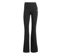 adidas Damen ESSENTIALS SMALL LOGO FLARED LEGGINGS, Black/White, XS