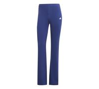 Adidas Damen Essentials Small Logo Flared Leggings, Dark Blue/White, XL