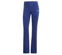 adidas Damen Essentials Small Logo Flared Leggings, Dark Blue/White, XXL