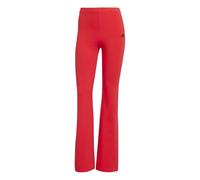 Adidas Damen Essentials Small Logo Flared Leggings, Pure Ruby/Black, XL